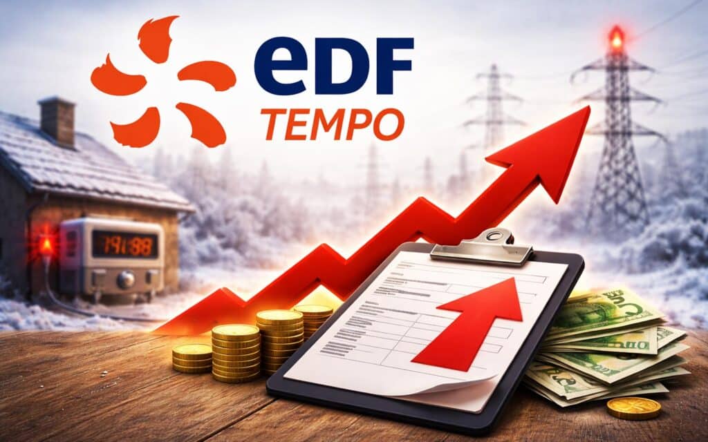 Hausse des tarifs de l’option Tempo d’EDF en hiver, symbole d’une électricité plus chère