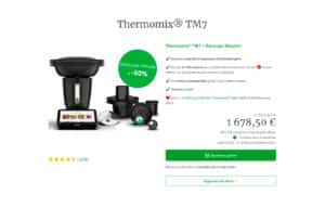 Le Thermomix TM7 en promo avec le Découpe Minute+ à -50 %