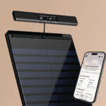 Balance connectée Withings Body Scan 2 avec ses capteurs et l’application Health Mate affichant les résultats de santé sur smartphone.