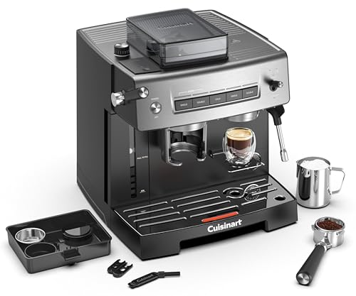 Cuisinart Machine à espresso Moudre, Tasser, Infuser