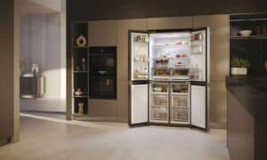 Réfrigérateur multi-portes Haier Cube HCW58F18EHMP en promotion pendant les soldes d’hiver 2026