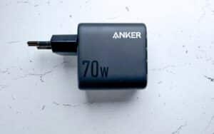 Chargeur mural Anker Zolo 70W testé par Labo Maison, compact et multi-ports