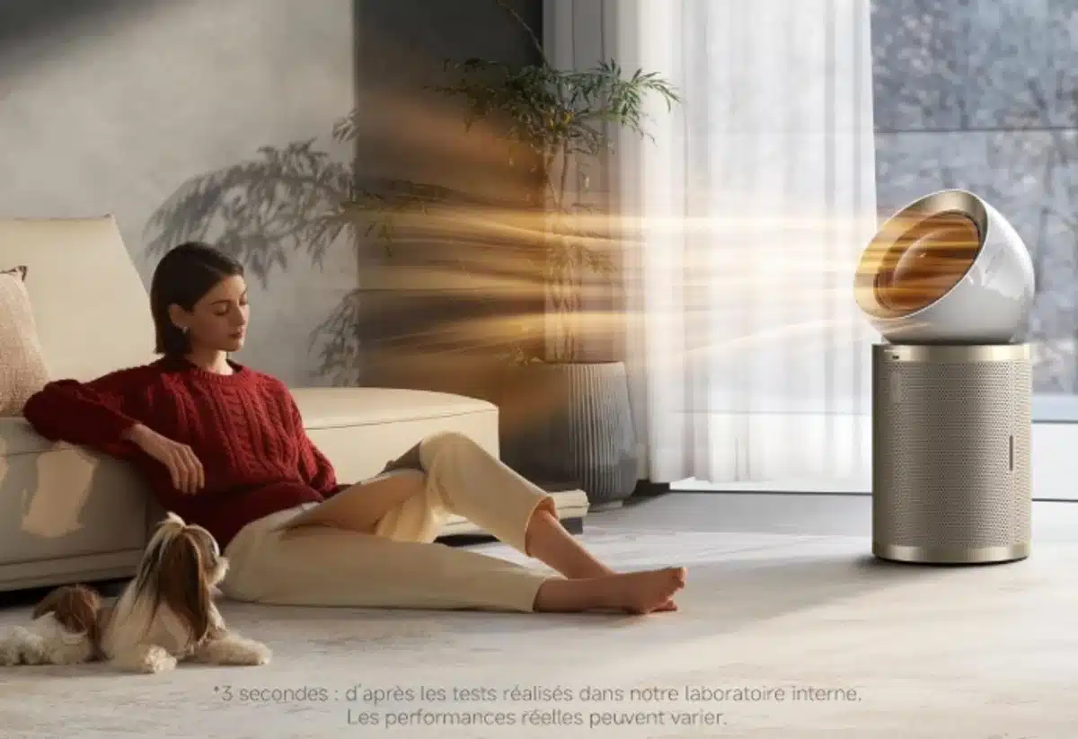 Chauffage rapide en 3 secondes