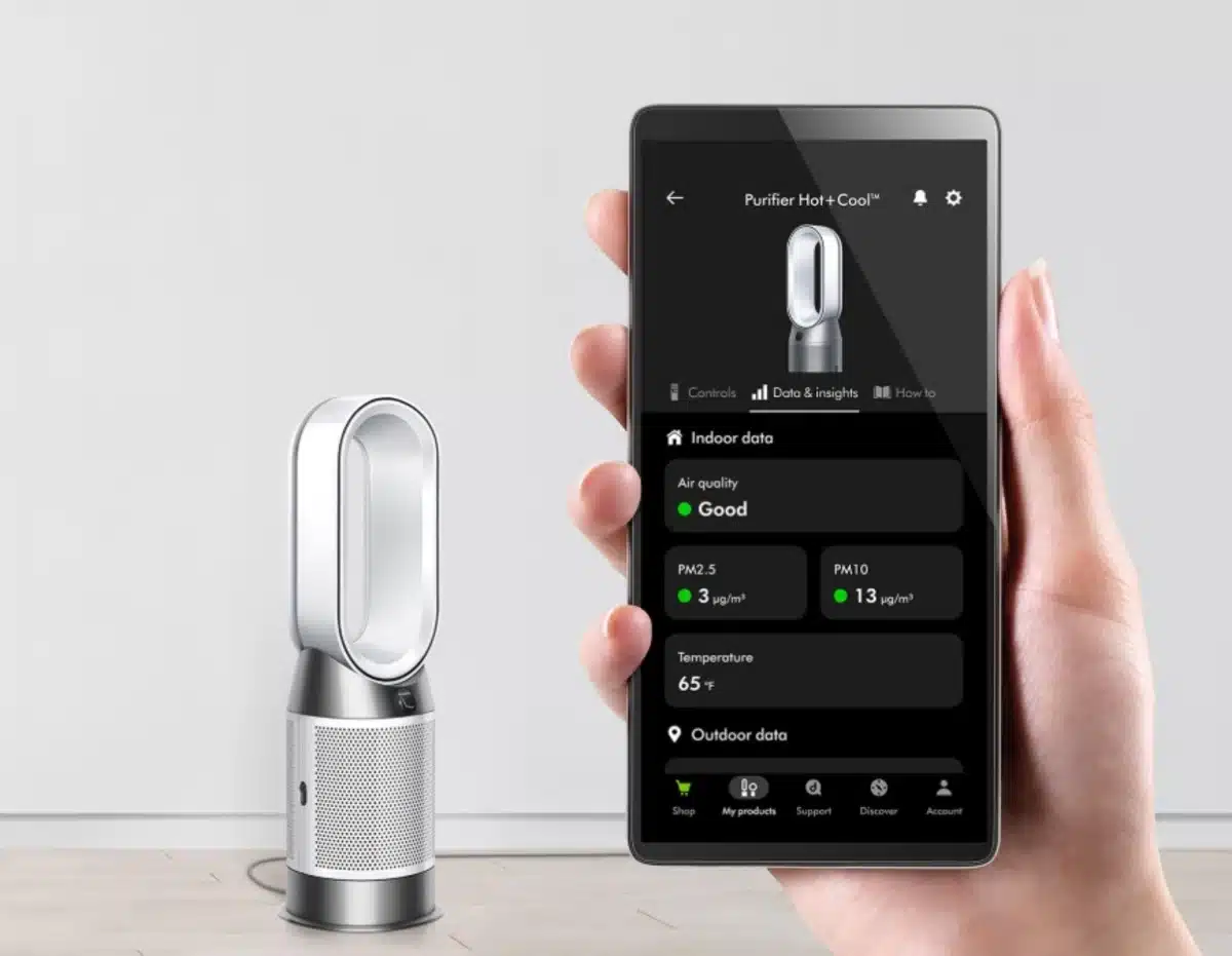 Contrôle via l'application MyDyson