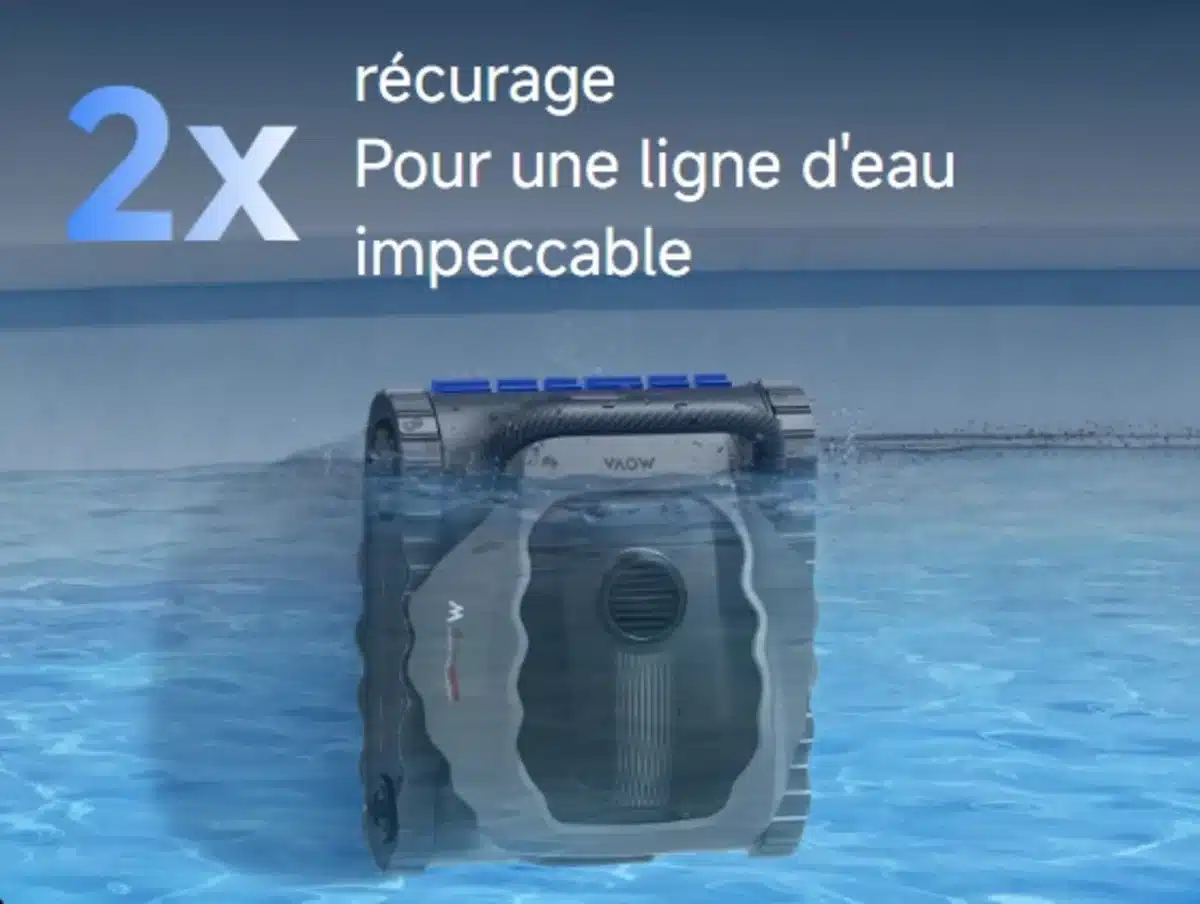 Double recurage de la ligne d'eau