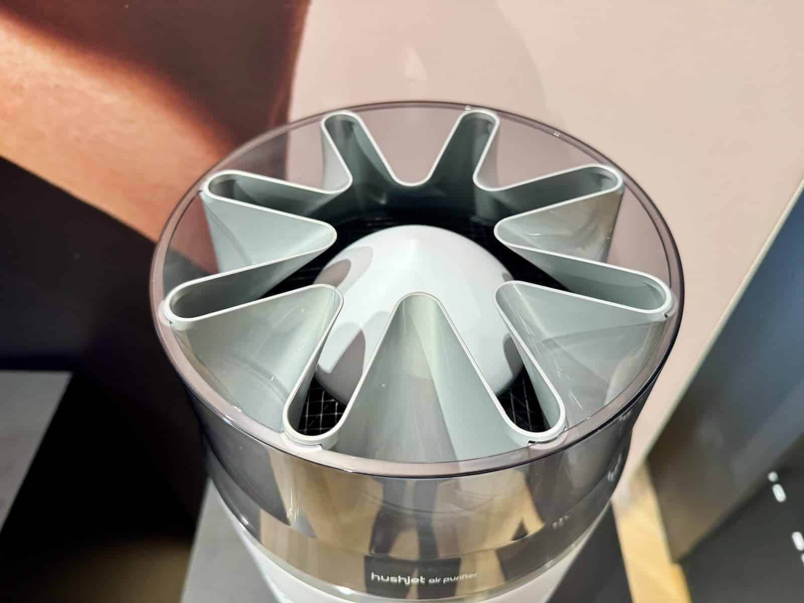 Le diffuseur étoile du purificateur d'air Dyson Hushjet © Labo Maison