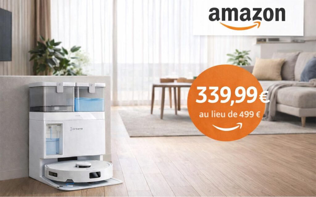 Ecovacs Deebot T30C Omni Gen 2 en promotion à 339,99 € sur Amazon avec station Omni complète