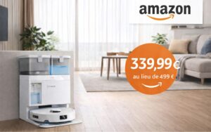 Ecovacs Deebot T30C Omni Gen 2 en promotion à 339,99 € sur Amazon avec station Omni complète