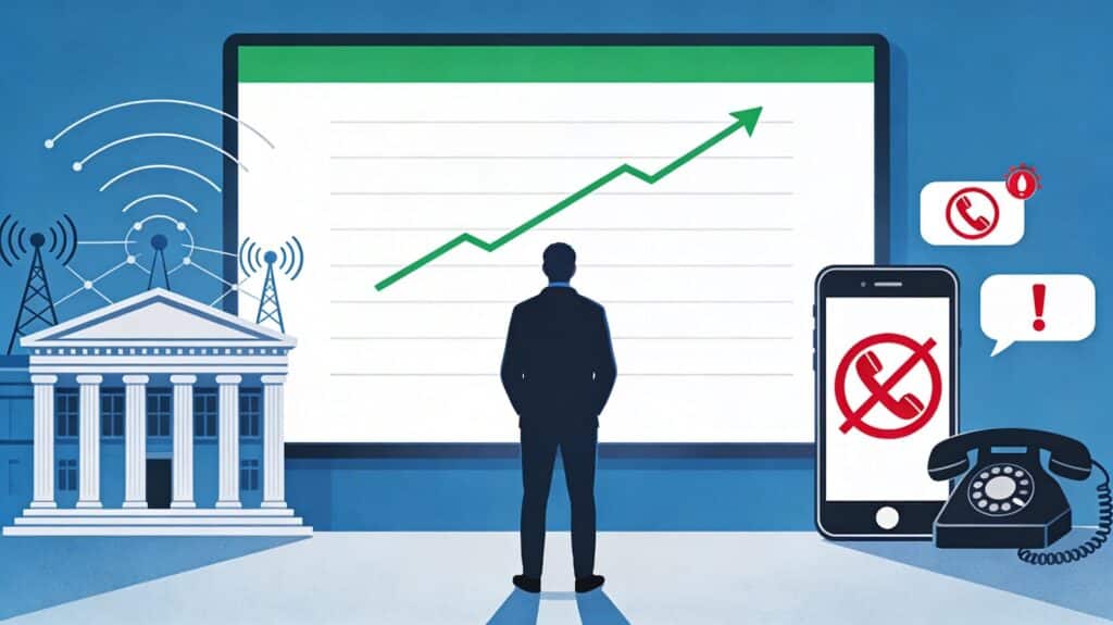 Illustration de l'Observatoire de la satisfaction de l'Arcep générée par IA