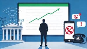 Illustration de l'Observatoire de la satisfaction de l'Arcep générée par IA