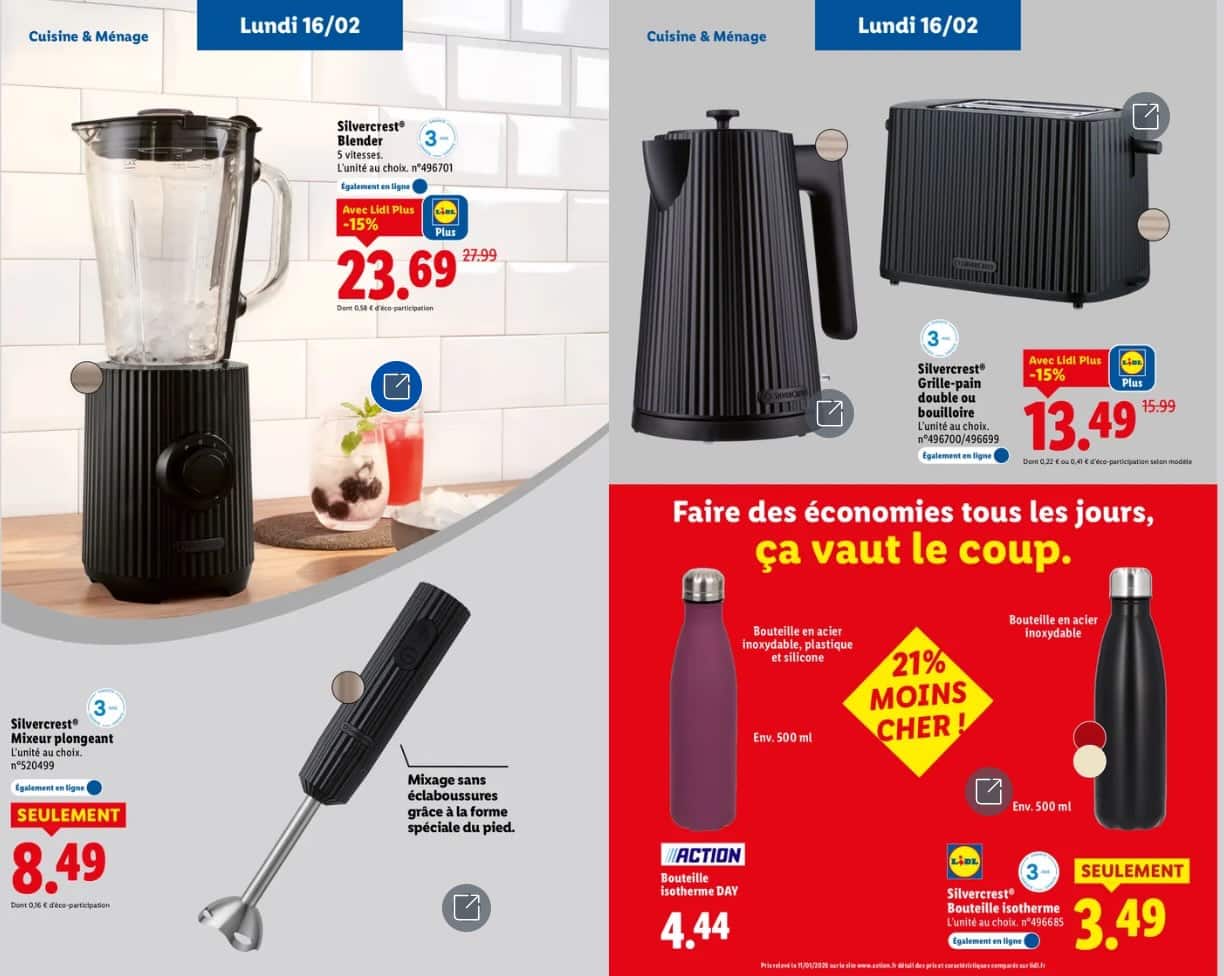 Promos Lidl le 16 février Silvercrest Kitchen Tools