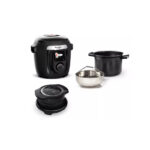 Cookeo MOULINEX YY5449FB noir connecté 6 L, 9 modes de cuisson + extra crisp, 150 recettes