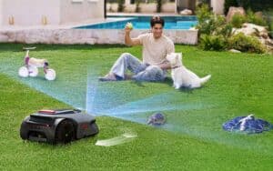 Détection des obstacles par le robot tondeuse Mova LiDAX Ultra 1600 grâce au LiDAR 3D et à l’intelligence artificielle