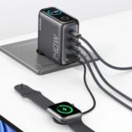 Ports USB-C et USB-A du chargeur Anker Zolo 140 W