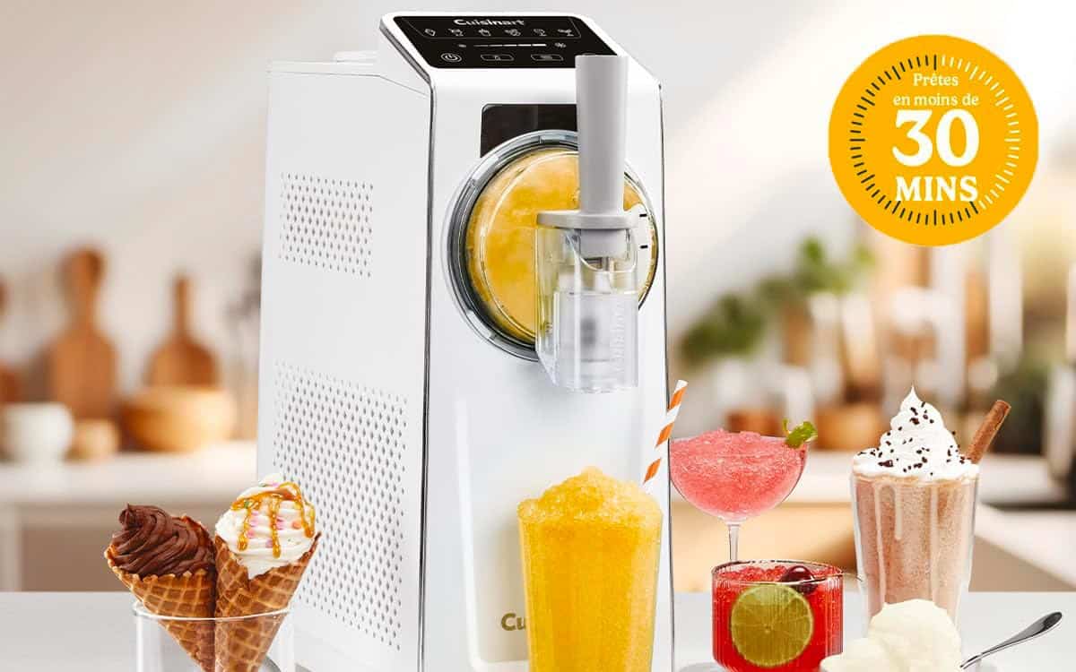 Cuisinart Frost Fusion avec glaces, granités et sorbets prêts à déguster