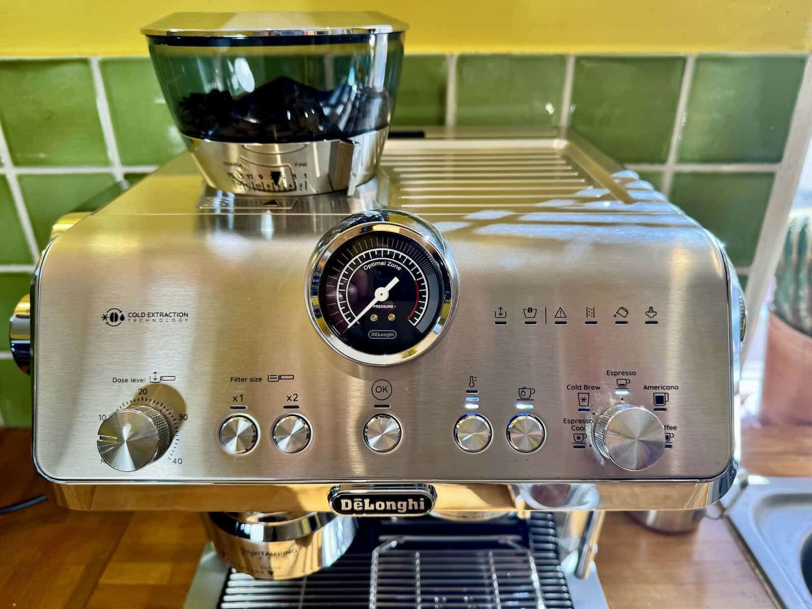 L'interface de la Delonghi Specialista Opera © Labo Maison