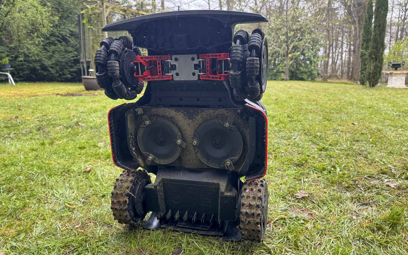 robot tondeuse Dreame A3 AWD double plateau coupe test