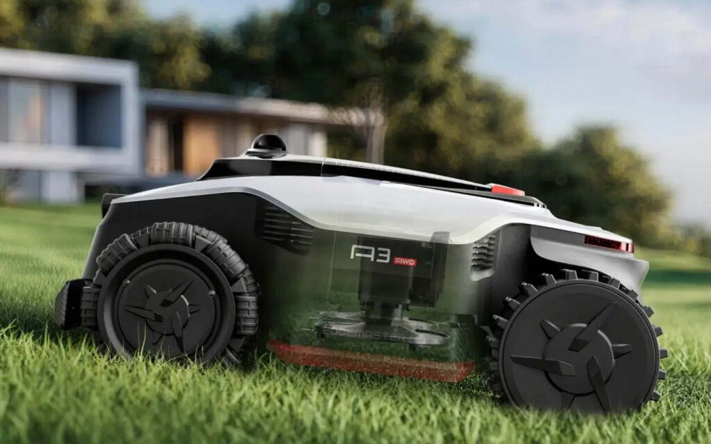 Réglage électronique de la hauteur de coupe 30 à 100 mm sur le Dreame A3 AWD Pro 5000