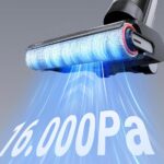 Puissance d’aspiration de 16 000 Pa du Dreame H12 Pro Ultra pour aspirer poussières et liquides