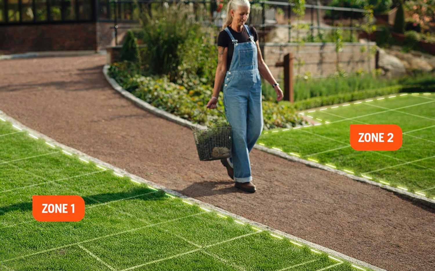 Gestion des zones virtuelles dans l’application Automower Connect pour le robot tondeuse Husqvarna Aspire R6V