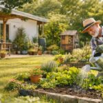 Les Français et leur jardin, une histoire d'amour. Image générée par ChatGPT.