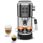Krups Virtuoso+ XP444C10 machine expresso design inox compacte