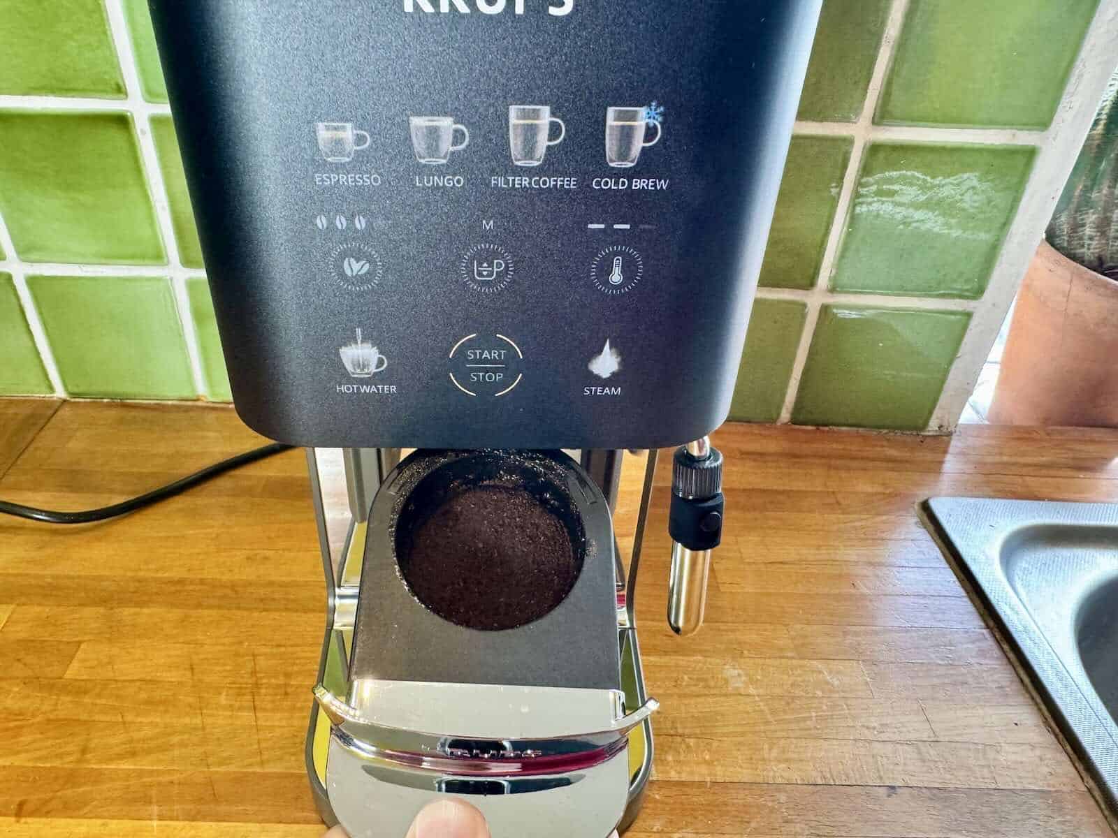 L'interface de la Krups Coffee Crush © Labo Maison