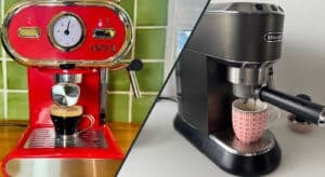 Lidl Silvercrest Retro 1973 vs Delonghi Dedica Style © Labo Maison