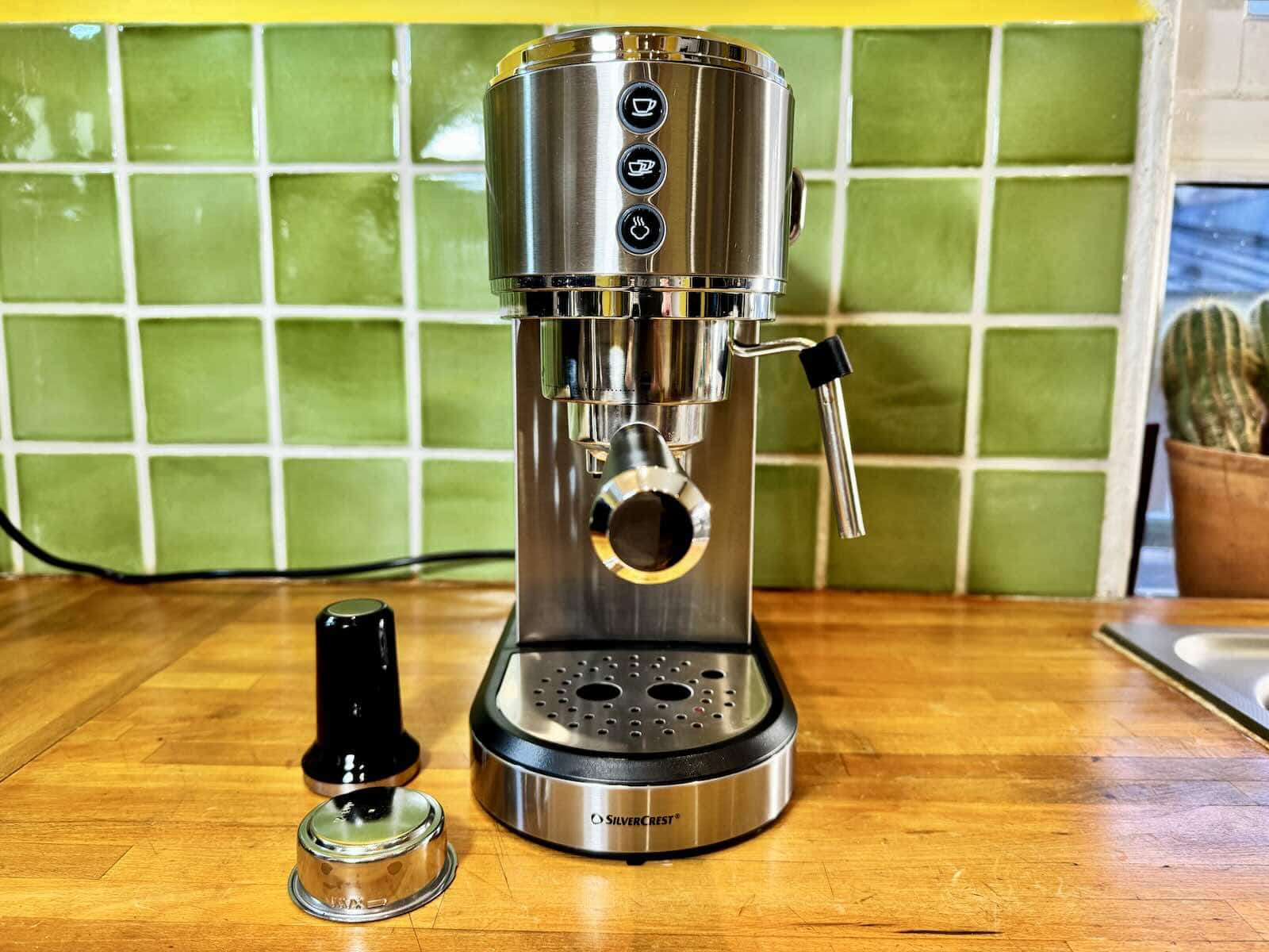 La Machine à Expresso SEM 1350 A2 Silvercrest de Lidl © Labo Maison