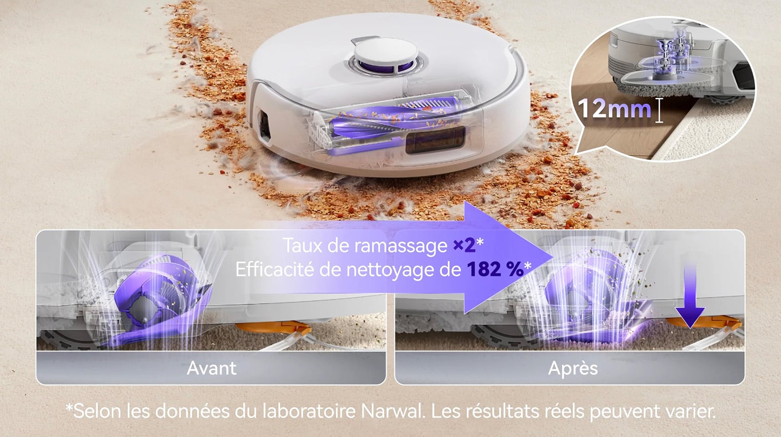 Aspirateur robot laveur de sols Narwal Freo Z 10 Pro