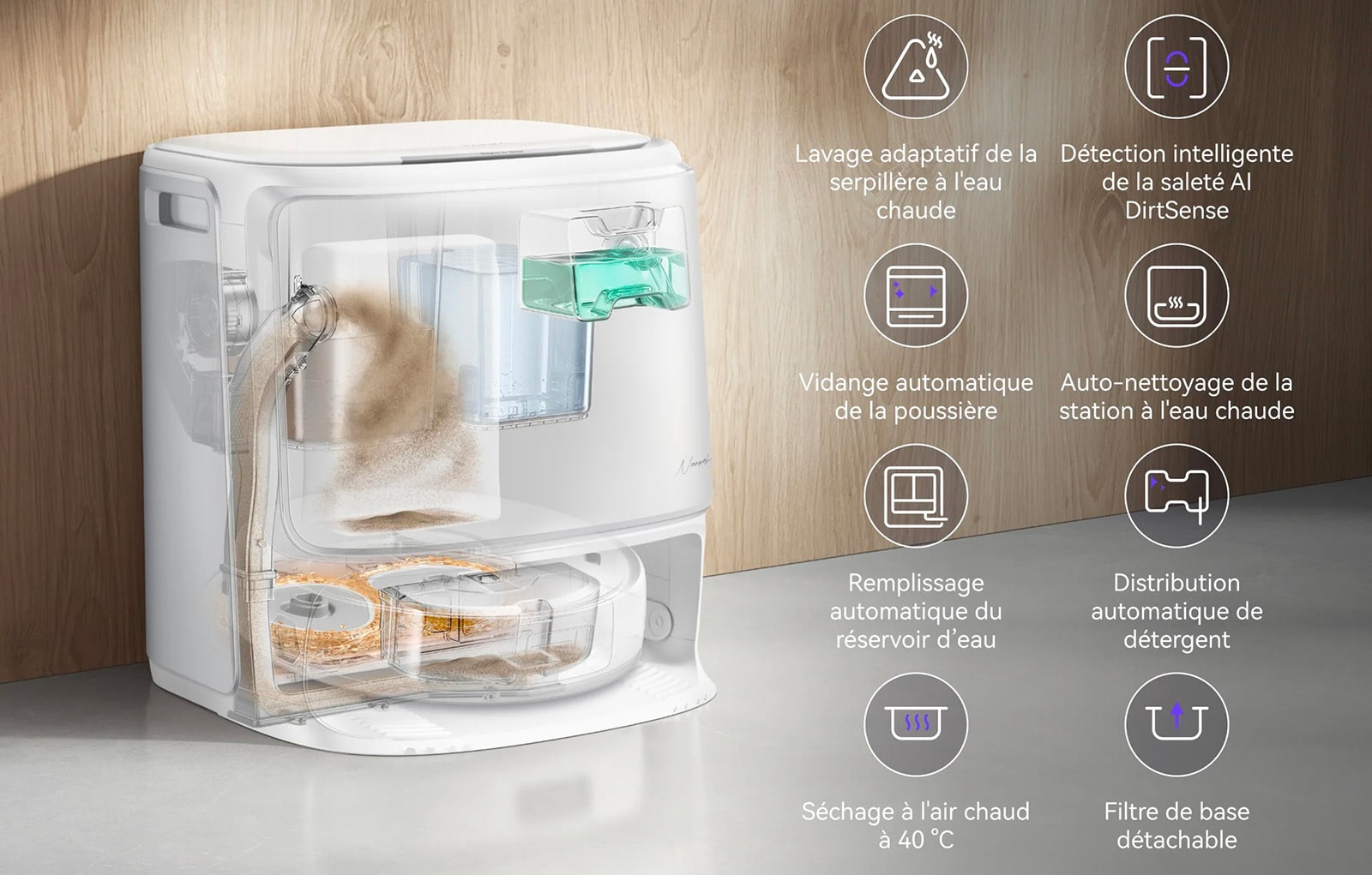 Aspirateur robot laveur de sols Narwal Freo Z 10 Pro