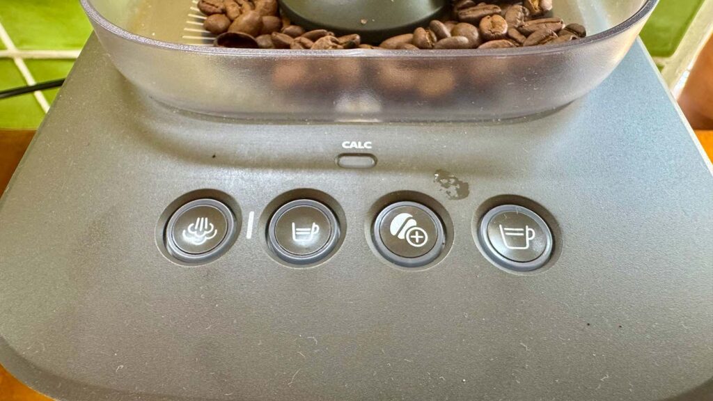 L'interface simplifiée de la Philips Baristina Latte © Labo Maison