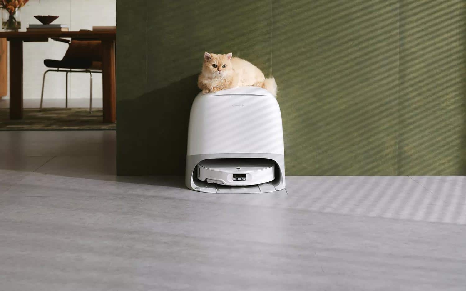 Station 3.0 Roborock Qrevo Curv 2 ProX lavage eau chaude 100°C