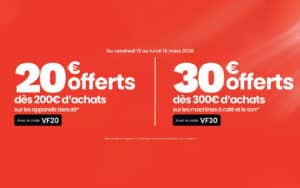 Ventes Flash Boulanger 2026 sur beauté, machines à café et audio avec codes promo VF20 et VF30
