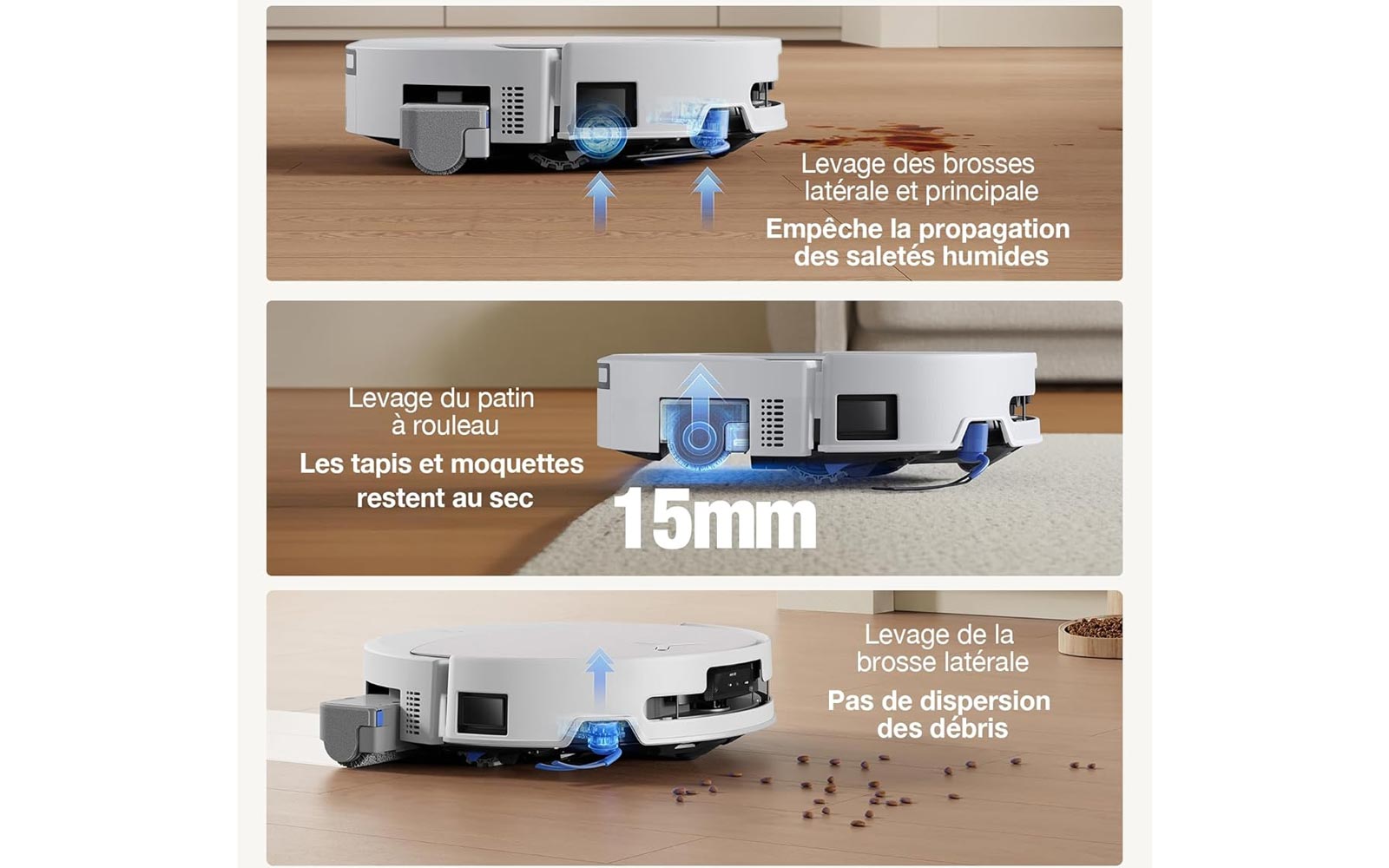 ZeroTrangle 4.0, Ozmo Roller 3.0, Système Triple Lift