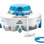 Robot de nettoyage de piscine Crivit de Lidl, version sans fil à batterie Li-ion 4000 mAh. Ce modèle compact (31,5 × 29,5 × 17,5 cm, 2,75 kg) est actuellement proposé à 159 €, contre 199 € pour son clone Silvercrest SCPR 50 A1.