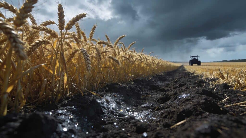 Champ de blé en France exposé à la contamination au cadmium. Comment réduire l'exposition des Français ?