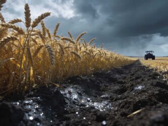 Champ de blé en France exposé à la contamination au cadmium. Comment réduire l'exposition des Français ?