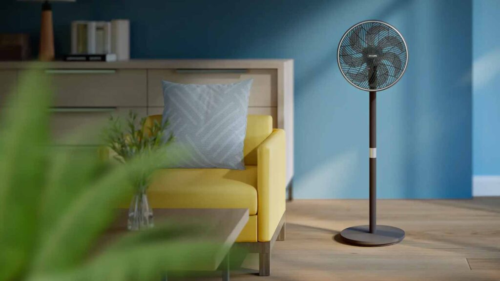 Ventilateur sur pied connecté Philips CX3550/01 Série 3000 noir