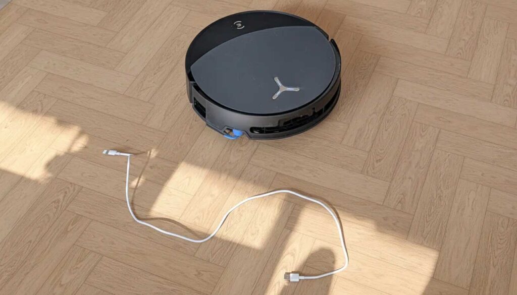 robot aspirateur evite cable au sol detection obstacle ecovacs t90 pro
