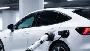 Image représentative du robot de recharge pour VE, générée par IA