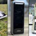 Montage photo du récap des tests de la semaine LaboMaison avec le Mammotion Luba 3 AWD, la batterie externe Anker Prime 26K 300 W et le Moulinex Perfectmix Cook