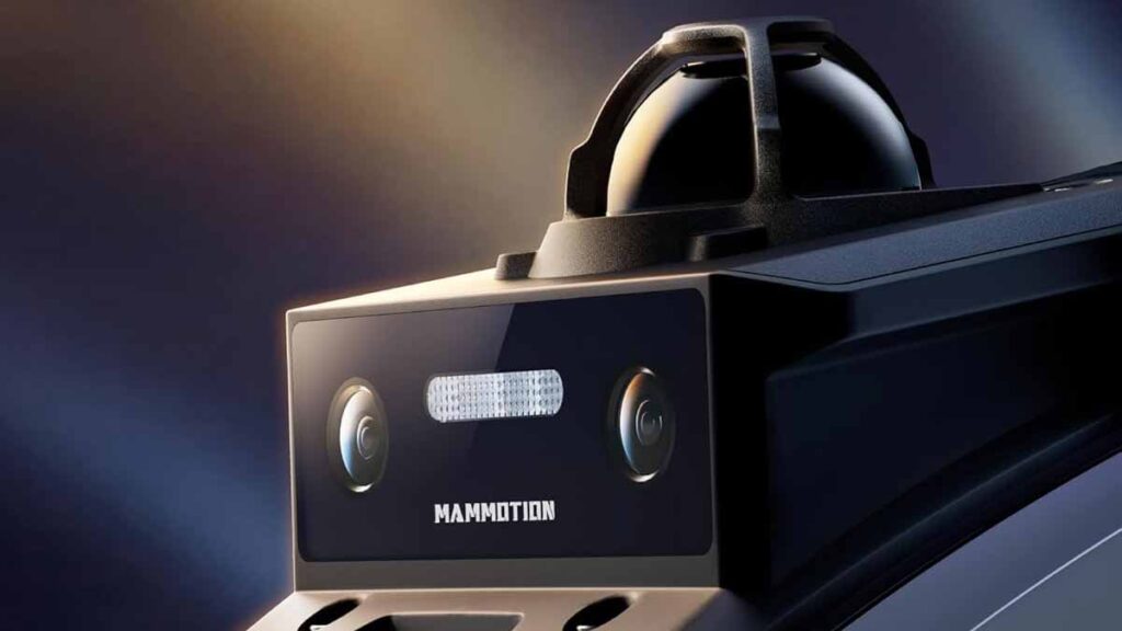 Mammotion YUKA Mini 2 LiDAR en action sur une pelouse avec navigation laser 360 degrés
