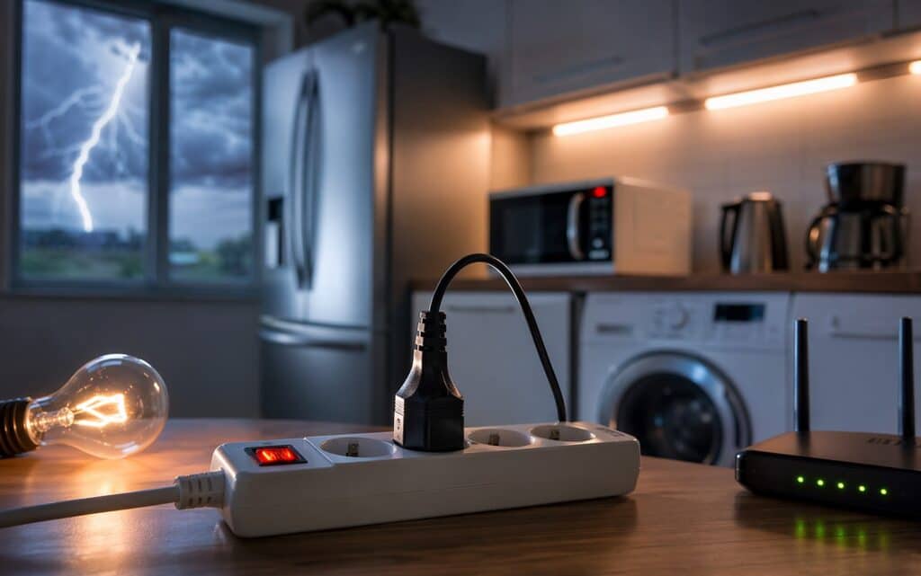 Microcoupure électrique