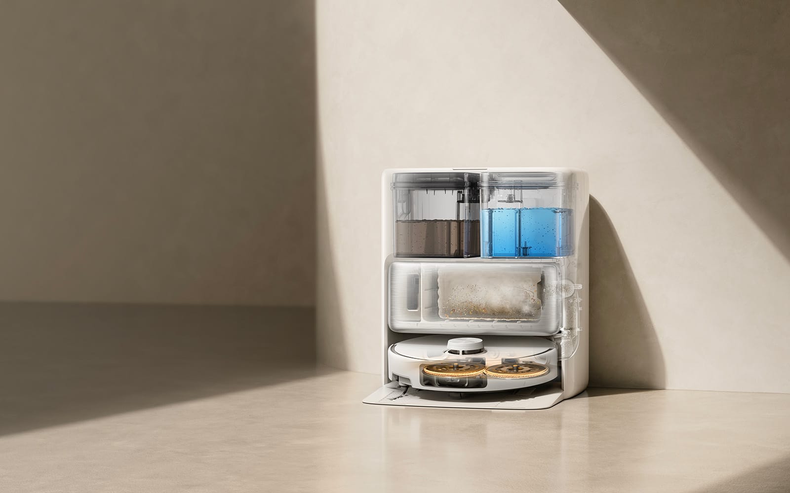 La station de l'aspirateur robot Mova P70 Pro Ultra