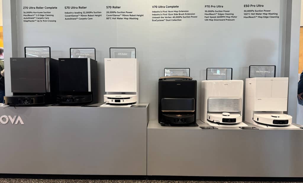 La nouvelle gamme 2026 d'aspirateurs robots de Mova © Labo Maison