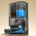 Station du Dreame L40 Ultra A avec bacs d’eau propre et sale