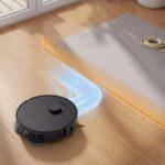 Application du Dreame L50 Ultra AE affichant une zone interdite évitée par le robot aspirateur