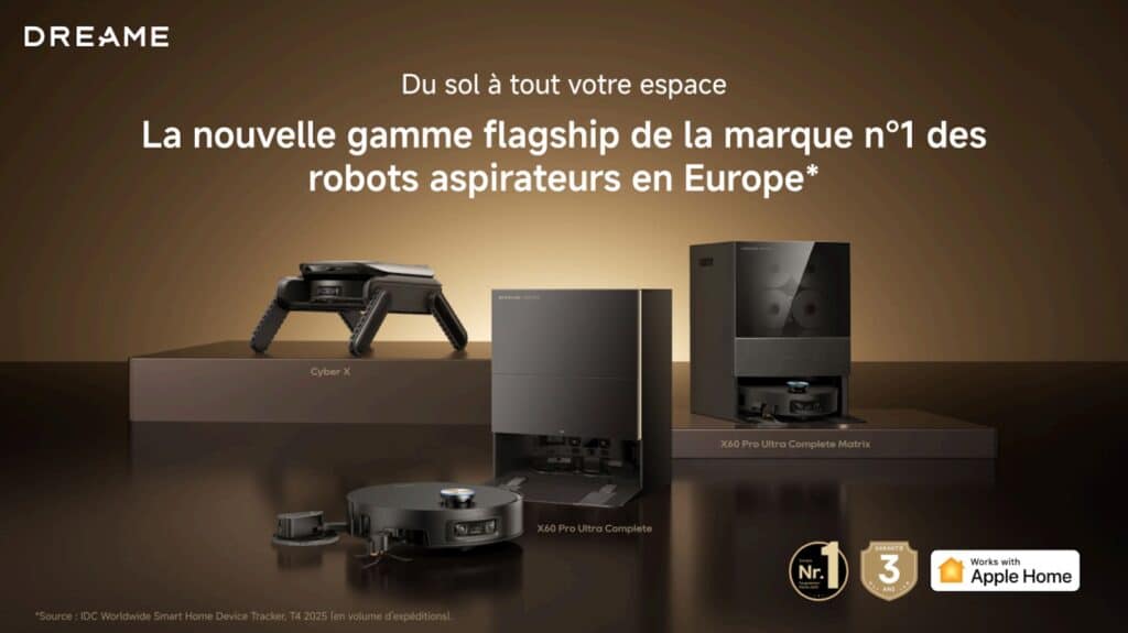 Dreame Serie X60 Pro et Cyber X