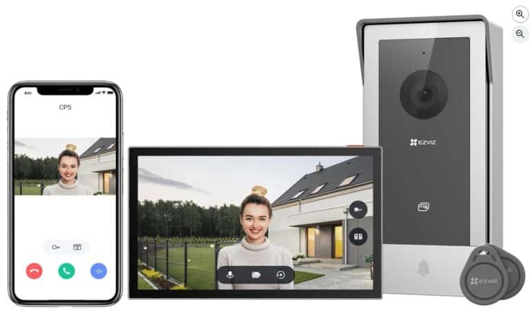 Ezviz CP5 : un visiophone pour connecter et sécuriser l’accès à votre domicile
